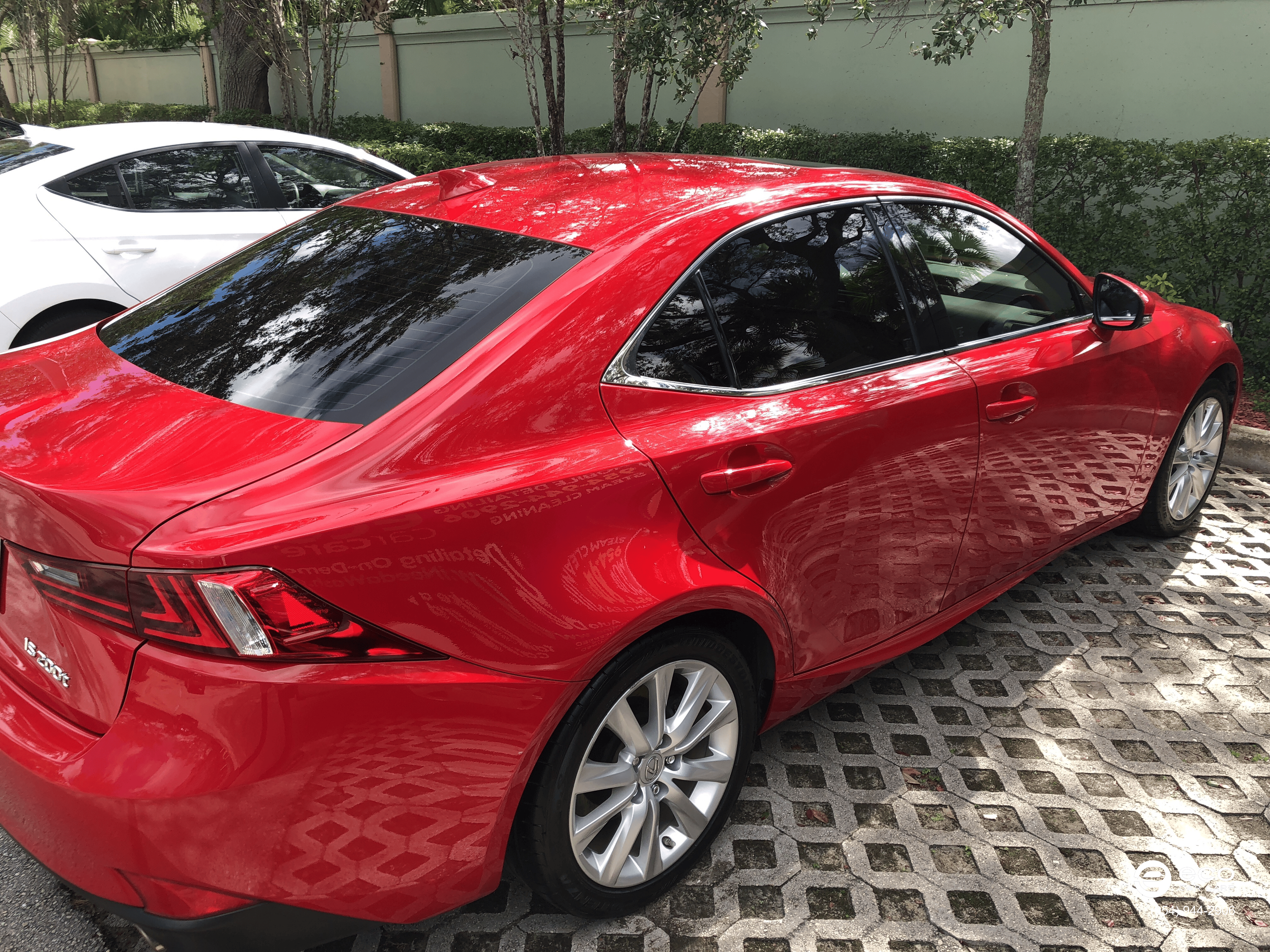 auto detailing silver package sedan