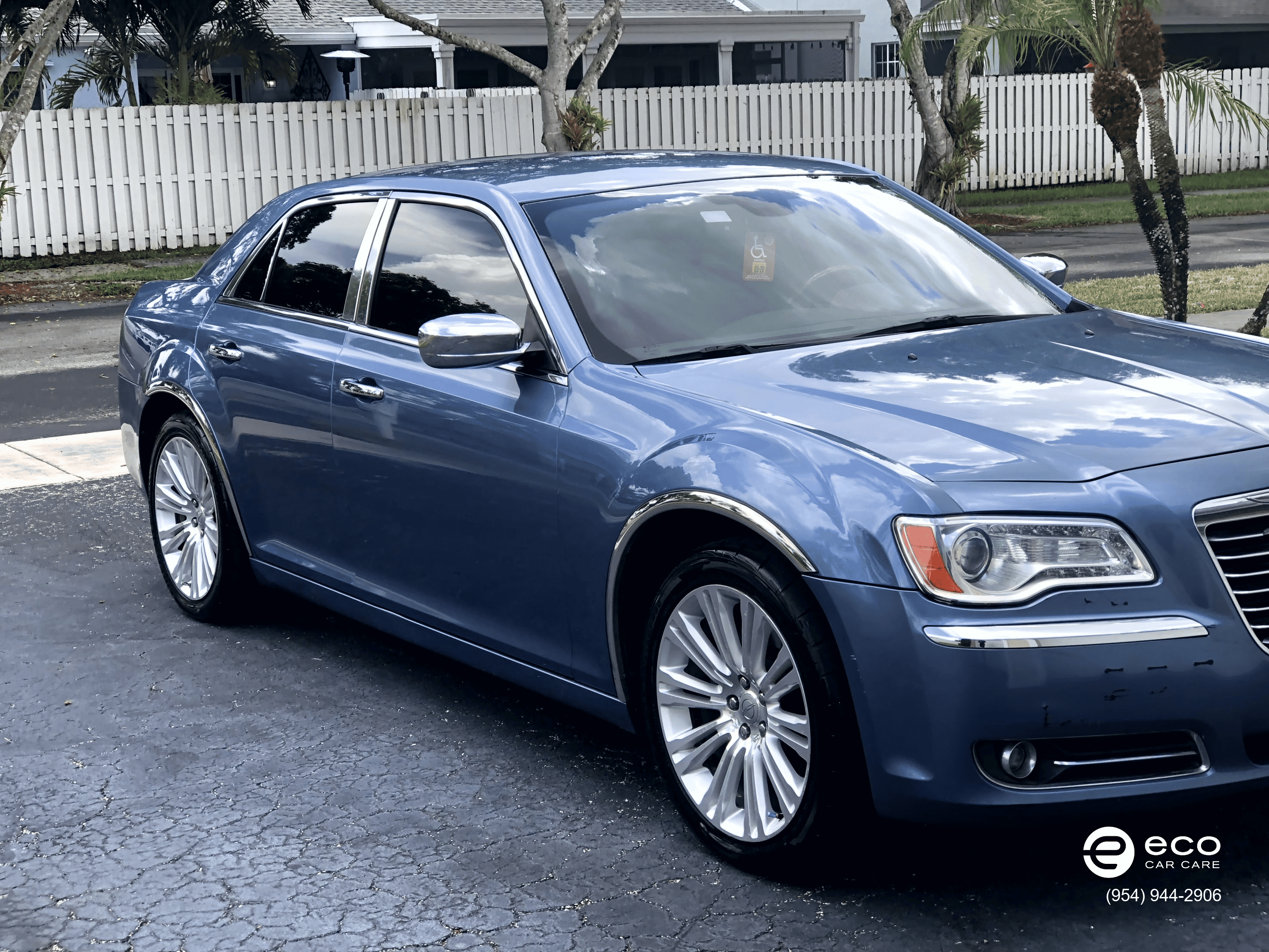 auto detailing silver package sedan