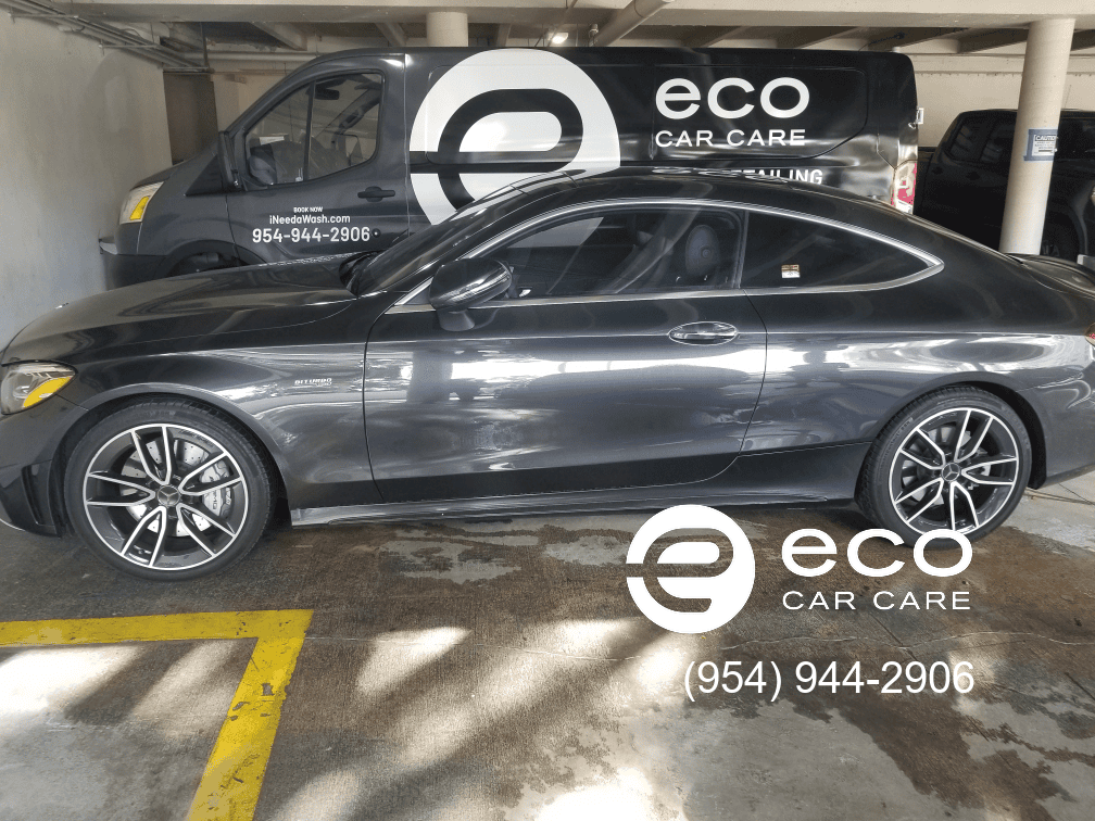 auto detailing silver package sedan