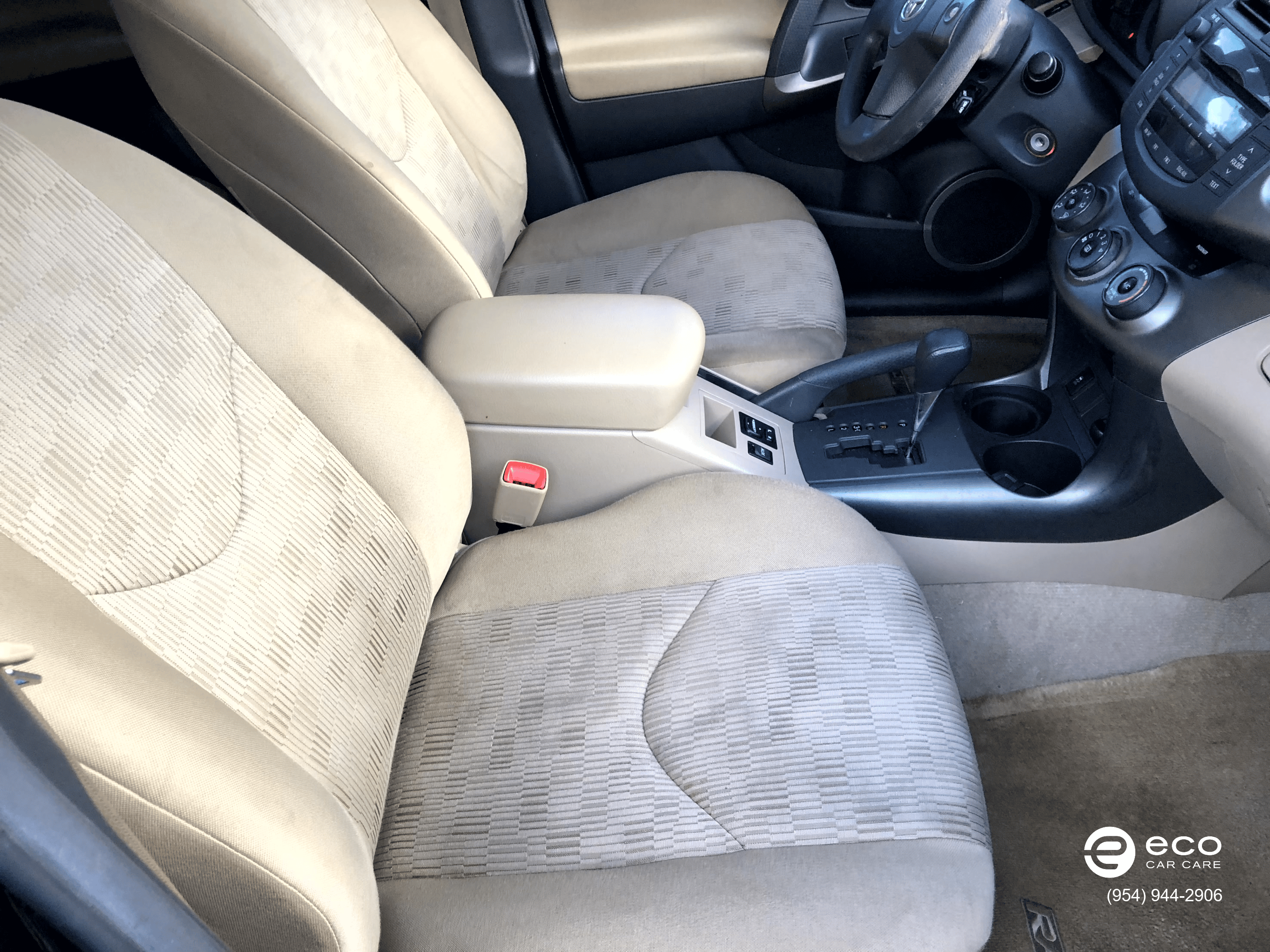 car interior detailing