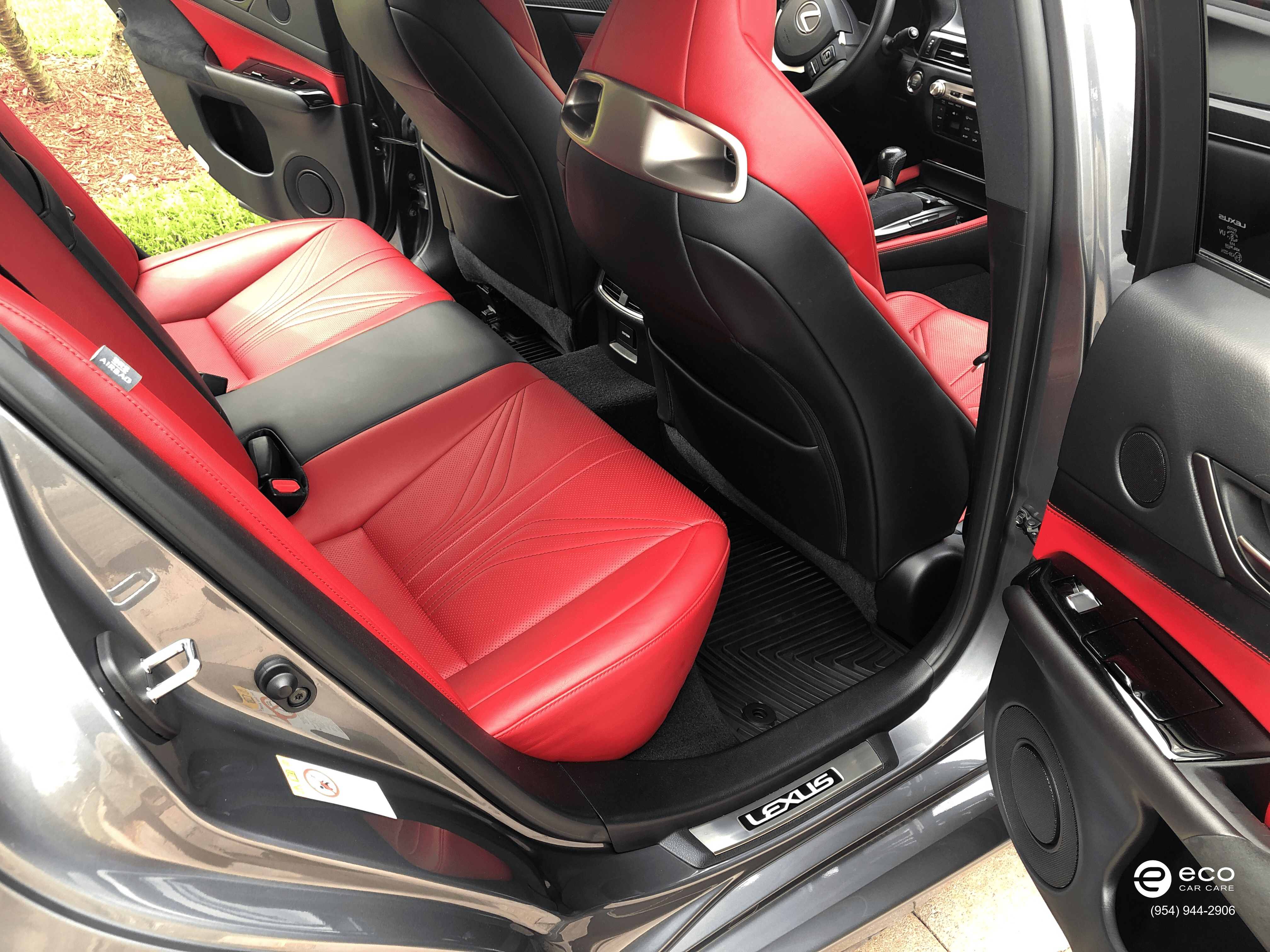 car interior detailing