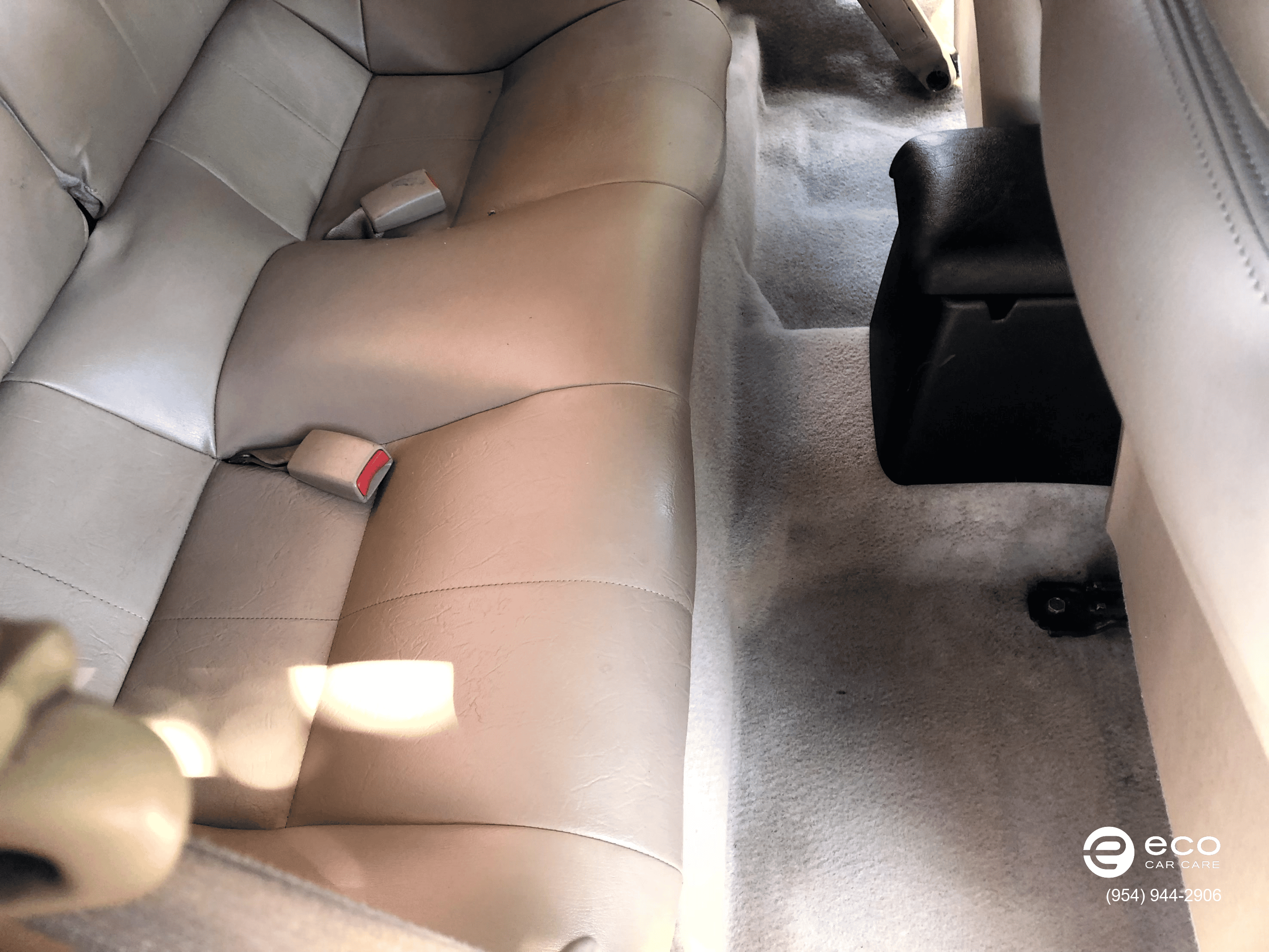 car interior detailing