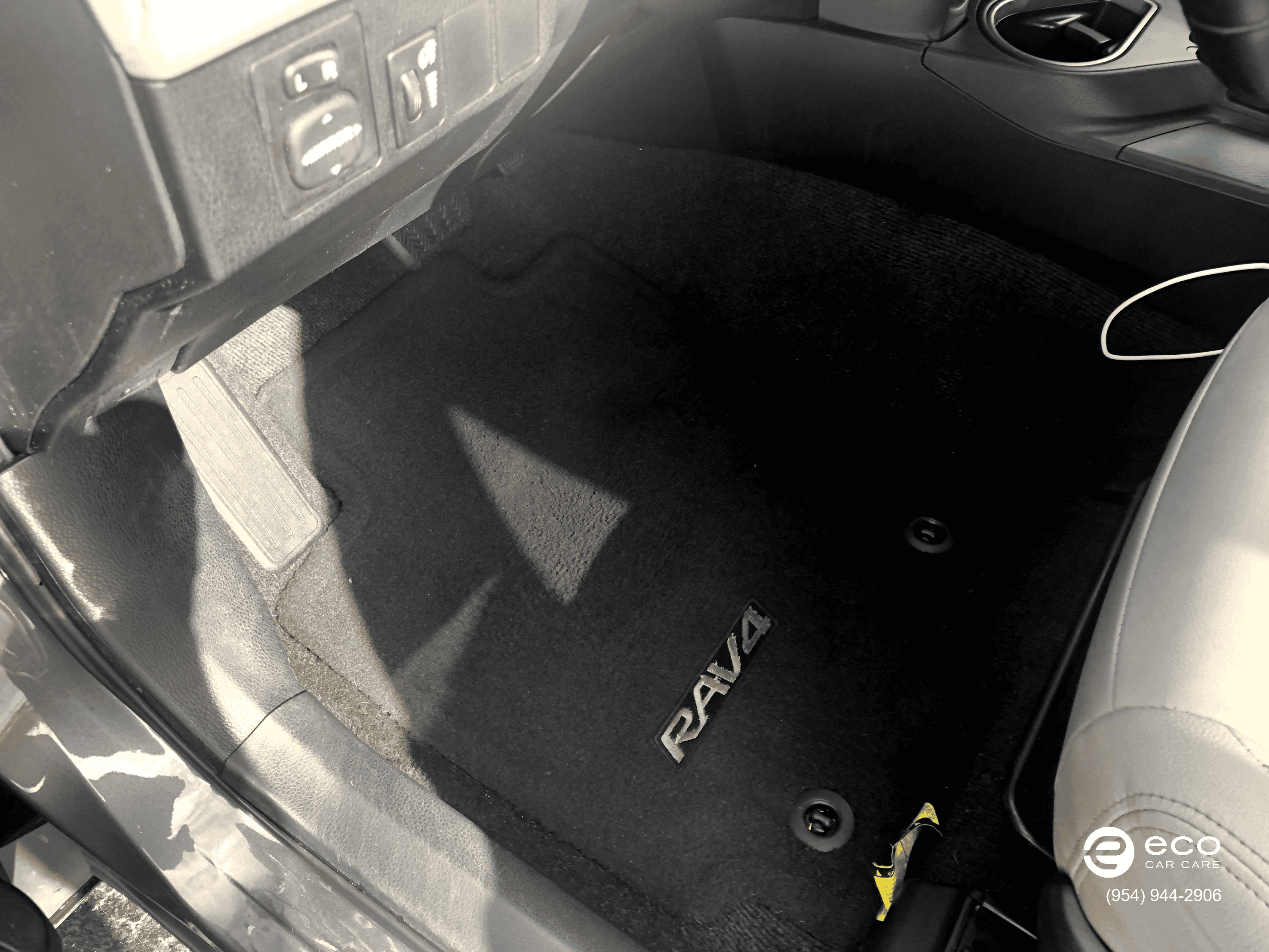 car interior detailing