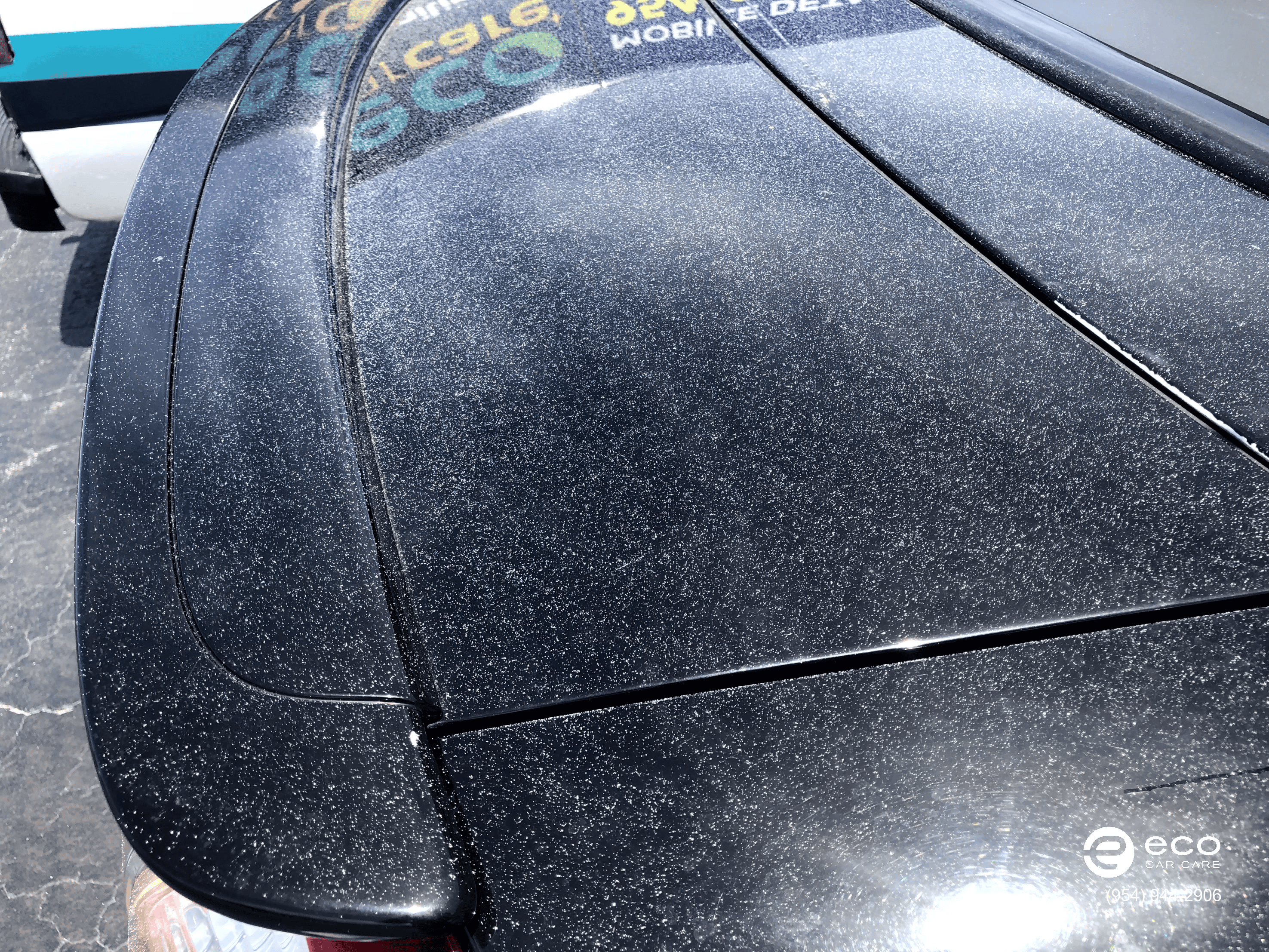 remove concrete from car paint