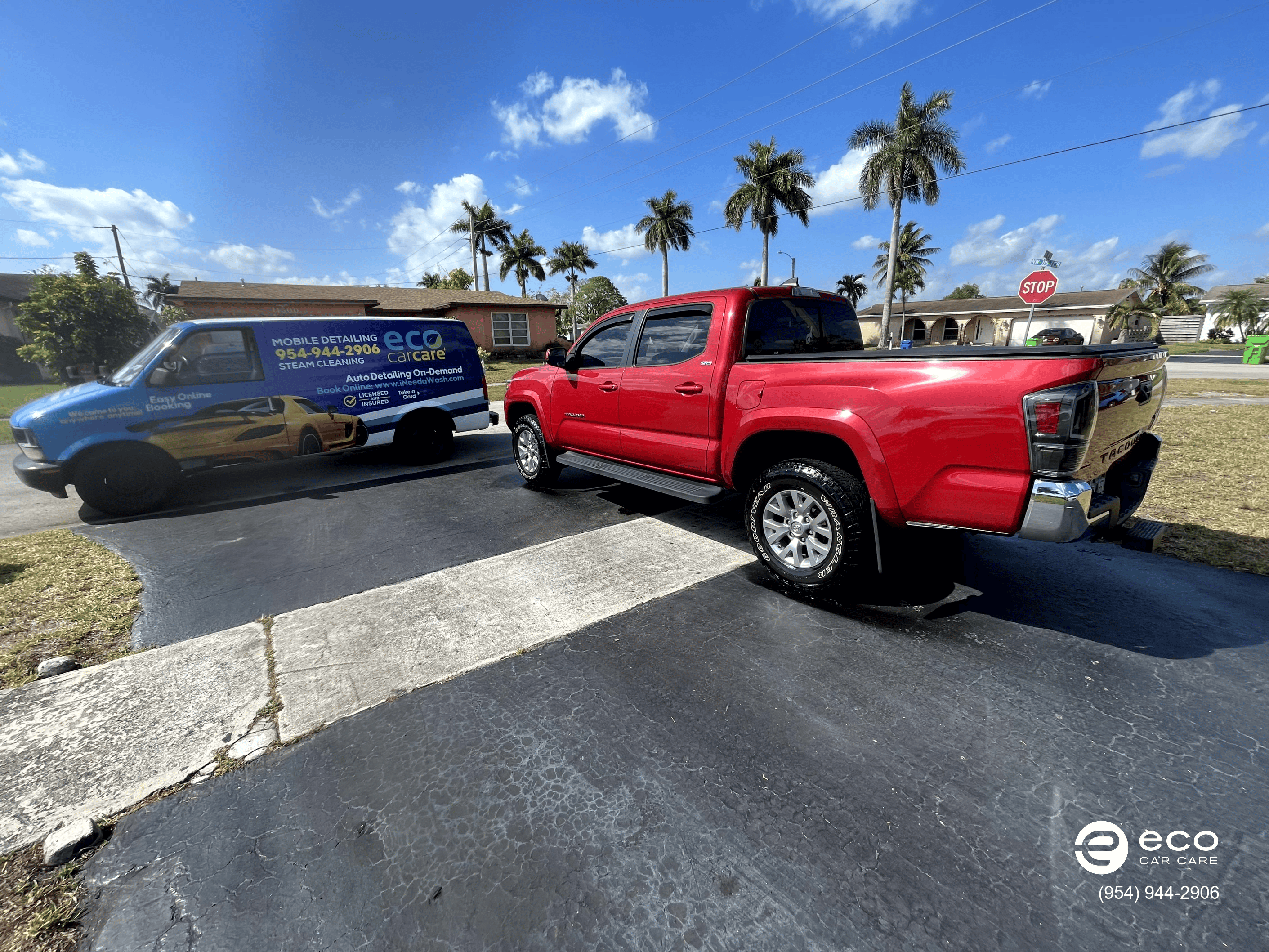 paint correction 2 stage for trucks in shop only