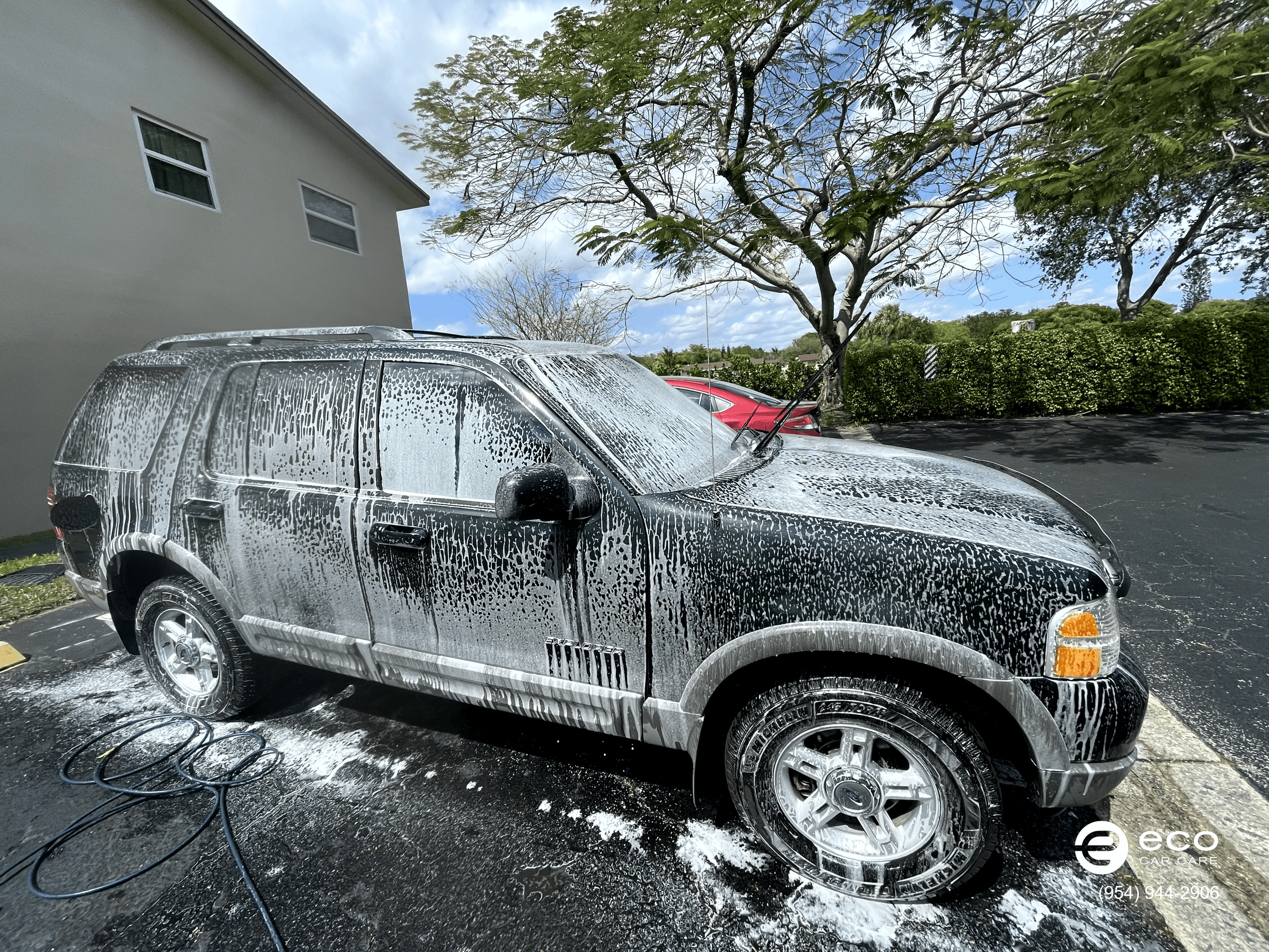 car detailing silver package suvs